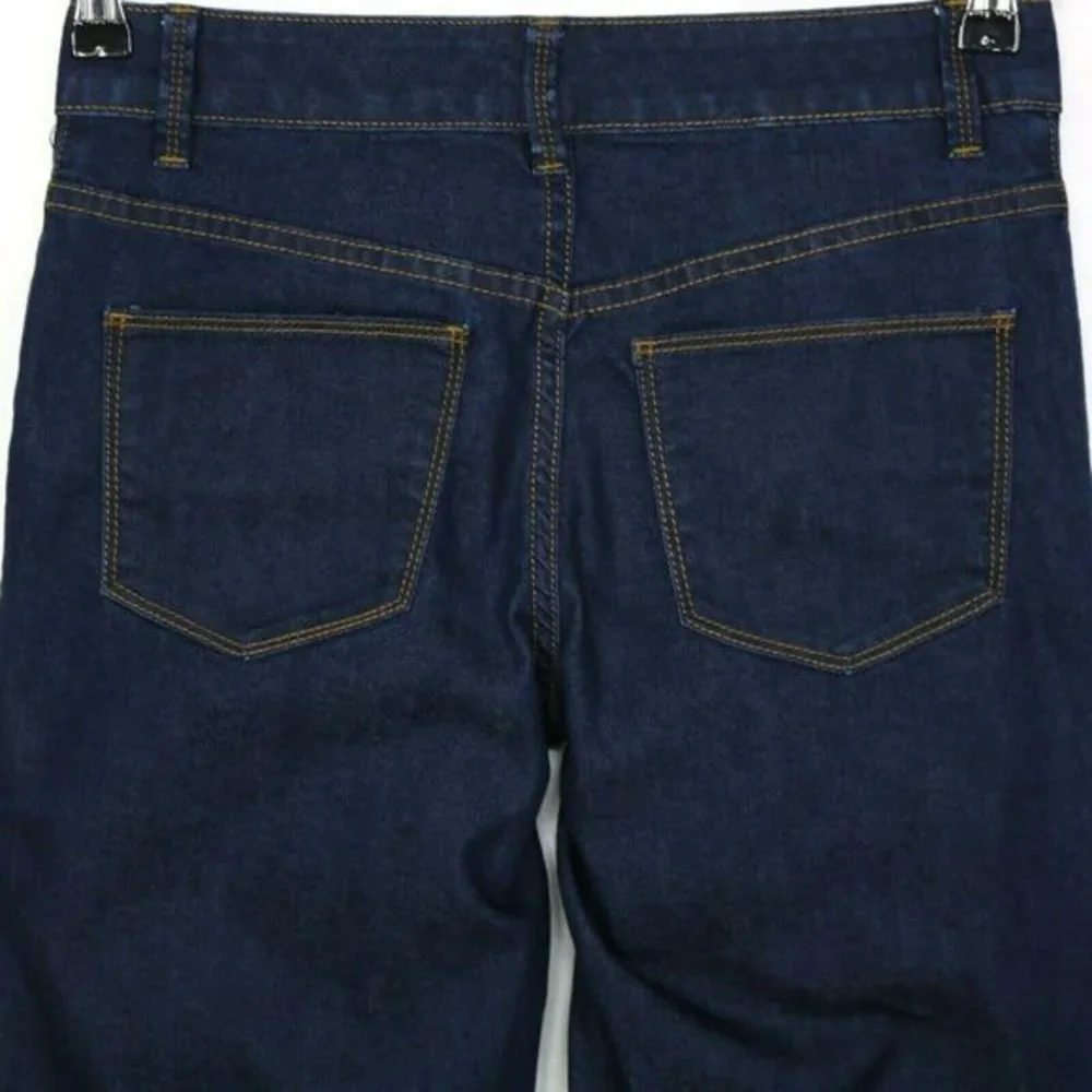 The Limited‎ High Waist Flare Jeans Dark Stretch Size 2L 2 x 34 Long Tall